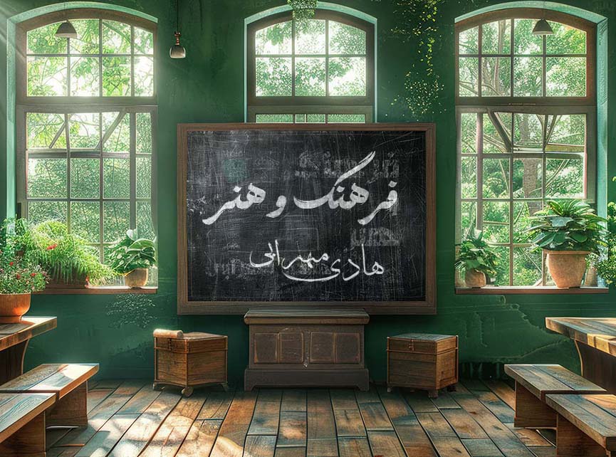 درس فرهنگ و هنر هادی مهرابی